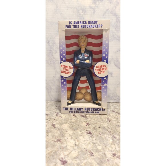 The Hillary Clinton Nutcracker 2007 New In Box - Picture 1 of 4